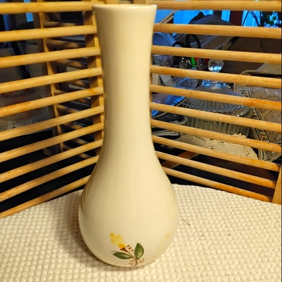 1979 F.T.D.A. Sado-Portugal Yellow Flower Vase - Picture 2 of 7